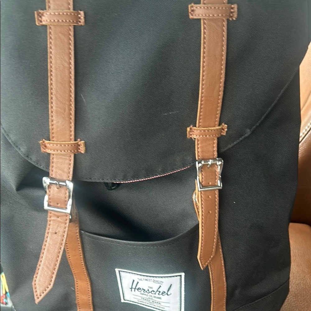 Herschel Supply Company Black and Brown Classic Backpack